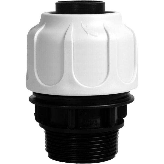 T.I.P. Schlauchanschluss - Klemmverschraubung, 1½" AG, 32 mm, für Pools/Sandfilter, 30966