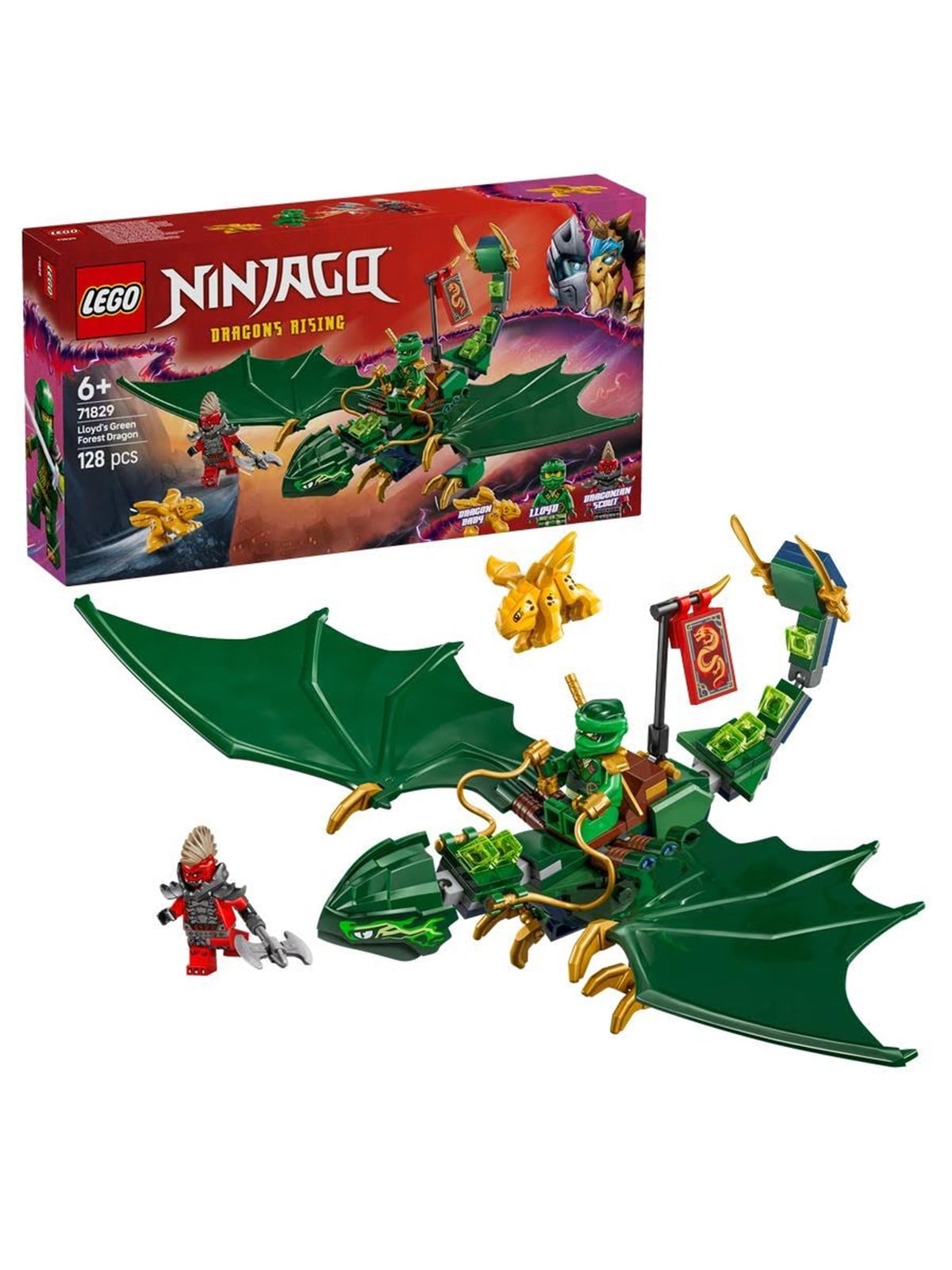 LEGO Ninjago 71829 Lloyds grüner Walddrache