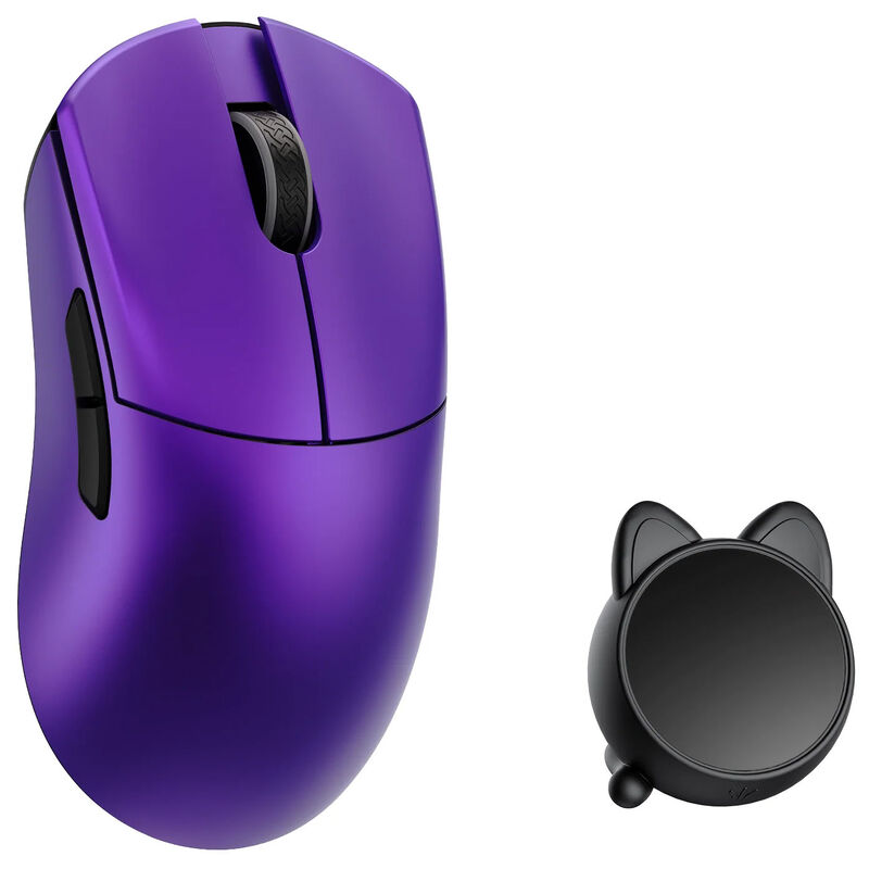 WLMOUSE HUAN Gaming Maus, Omron Optical Switches - lila