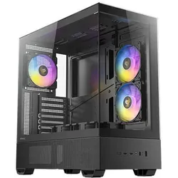 Antec Boitier Moyen Tour Atx Cx705 RGB Avec Panneaux Vitrés (Noir) (ATX, ITX, mATX), PC Gehäuse, Schwarz