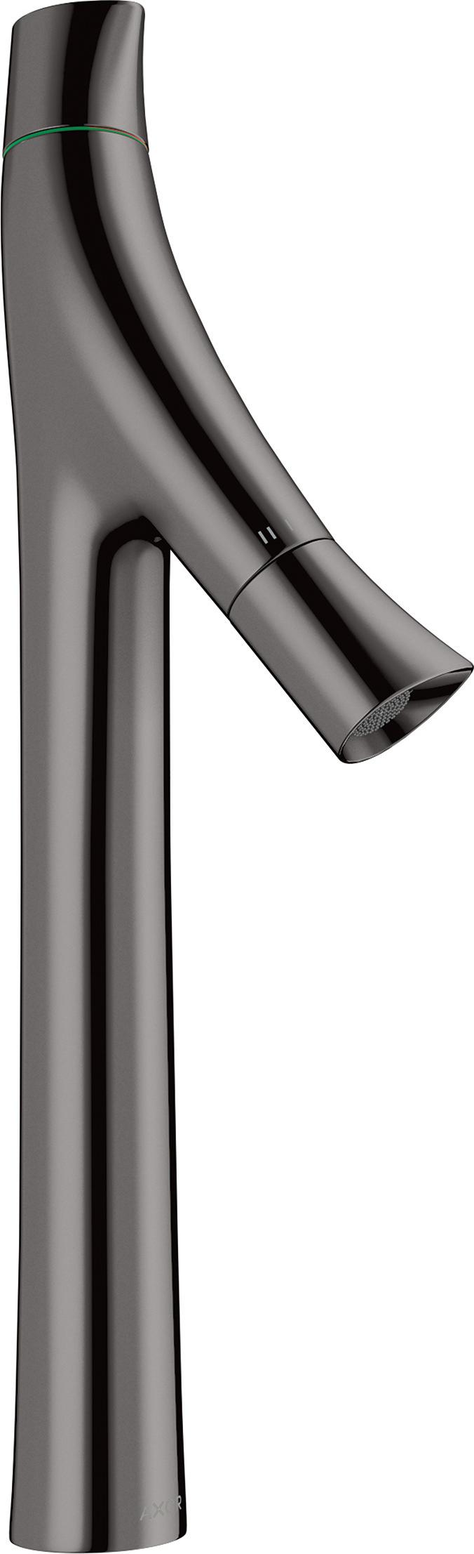 hansgrohe Zwei-Griff-Waschtischarmatur 240 Axor Starck Organic A 124mm, unver Abl.garn, pol. bla vc