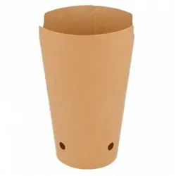 Kraftkarton-Box 08.5x14cm Chips 480ml 50un
