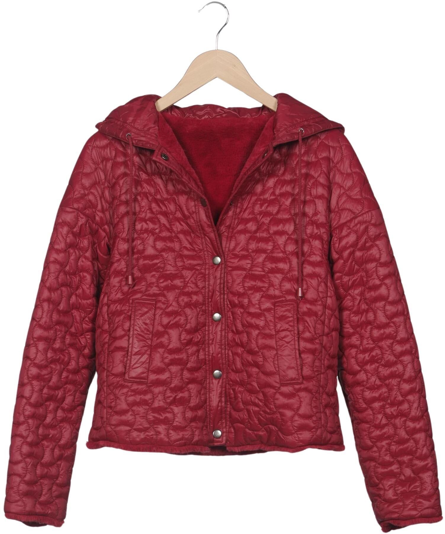 Oui Damen Jacke, Rot, Gr. EU 40, Synthetik - Second Hand