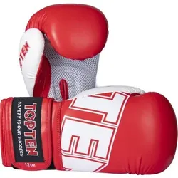 TOP TEN Boxhandschuhe „NK 3“, Größe 10 oz in Rot Rot