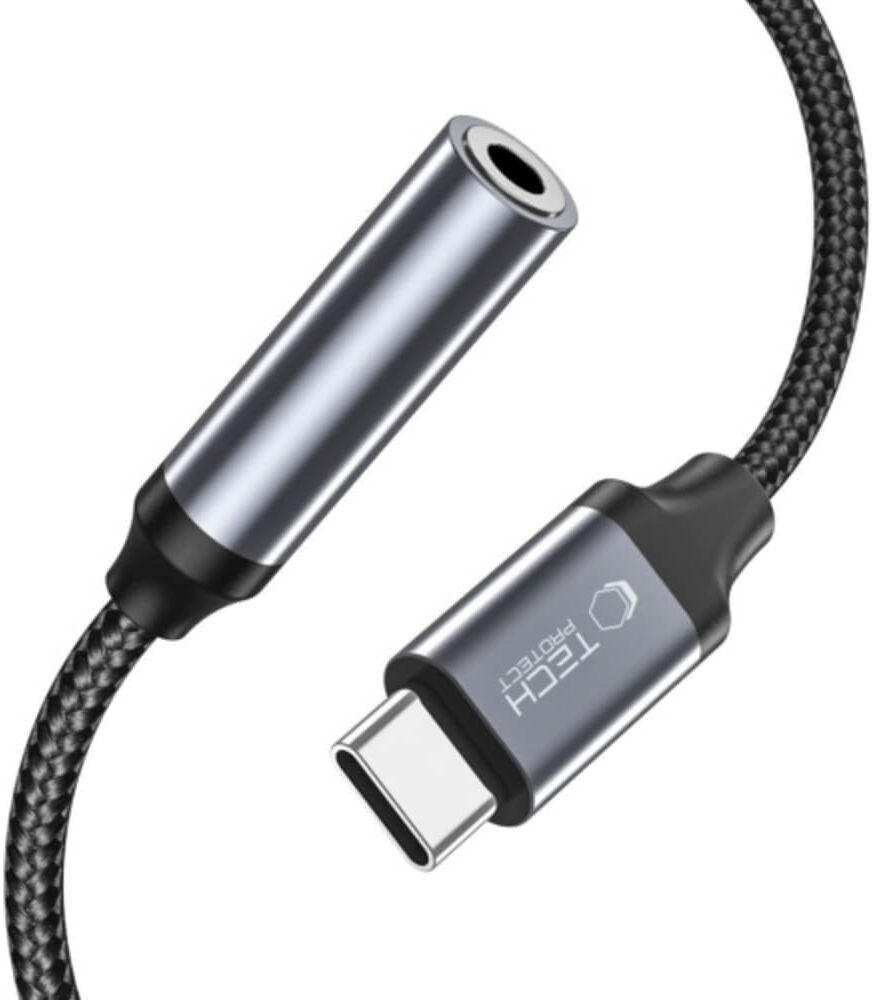 Tech-Protect Ultraboost USB-C - 3.5mm -adapteri