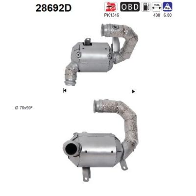 AS Katalysator 28692D für DS Opel TOYOTA