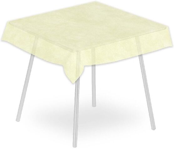Pack Service Tovaglia Airspun Crema 120x120 cm 100 Pezzi