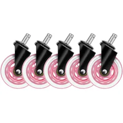 Deltaco Gaming Casters, Zubehör Gaming Möbel, Pink, Rosa