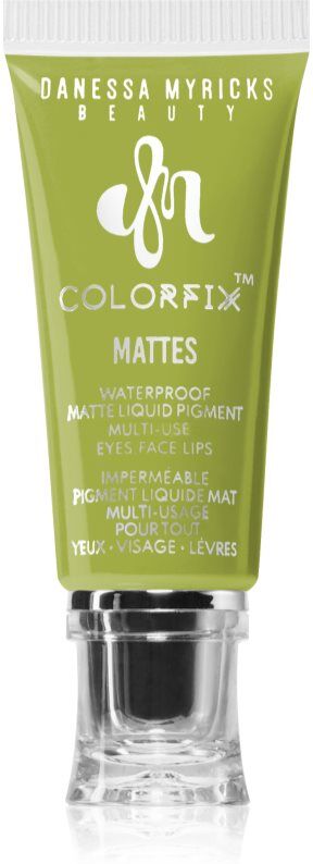 Danessa Myricks Beauty Colorfix Mattes multi-purpose makeup for eyes, lips and face shade Matcha 10 ml