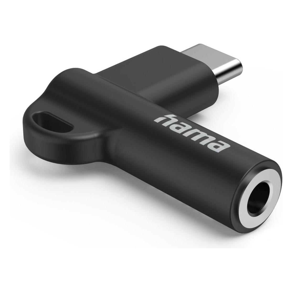 Hama Aux-Adapter USB-C - 3,5-mm (Digital -> Analog, Klinkenadapter) (00201701)