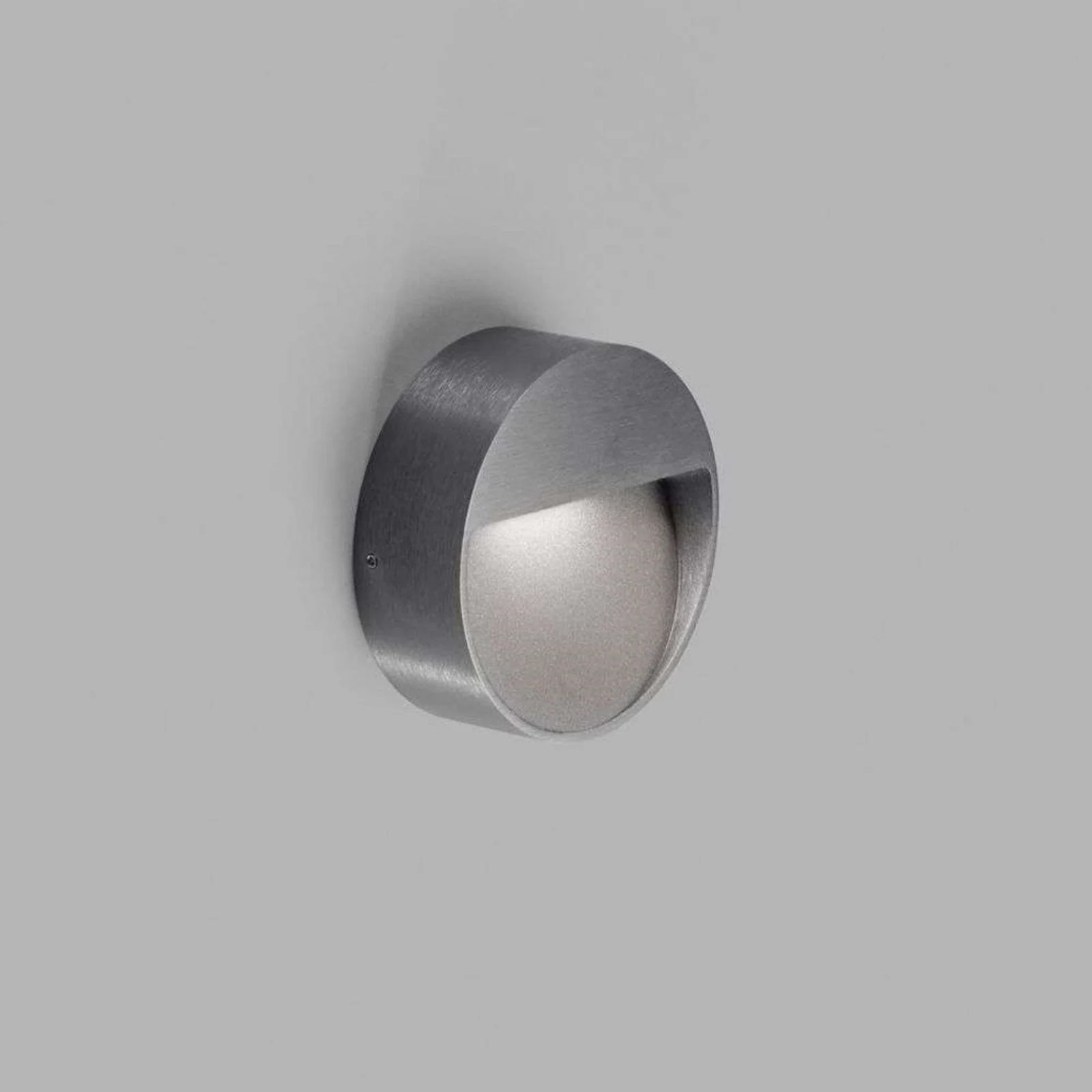 LIGHT-POINT Serious 3 Wandlamp IP54 LED Up/Down Titanium Aluminium
