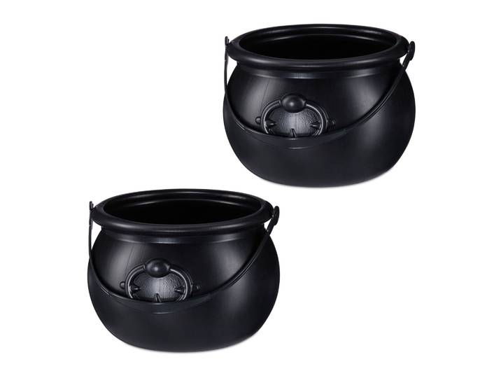 Hexenkessel 2er-Set Schwarz