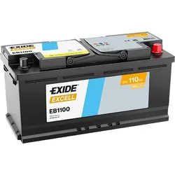 Exide EB1100 Excell 12V 110Ah 850A Autobatterie