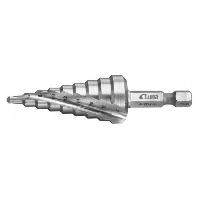 Shots drill Luna step drill 4-20 mm (4-20mm) (21211704)