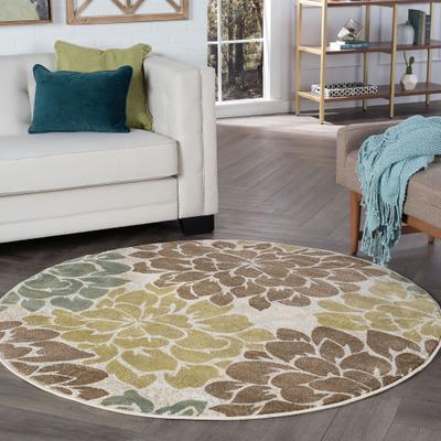 Alise Rugs Decora Transitional Floral Indoor Area Rug
