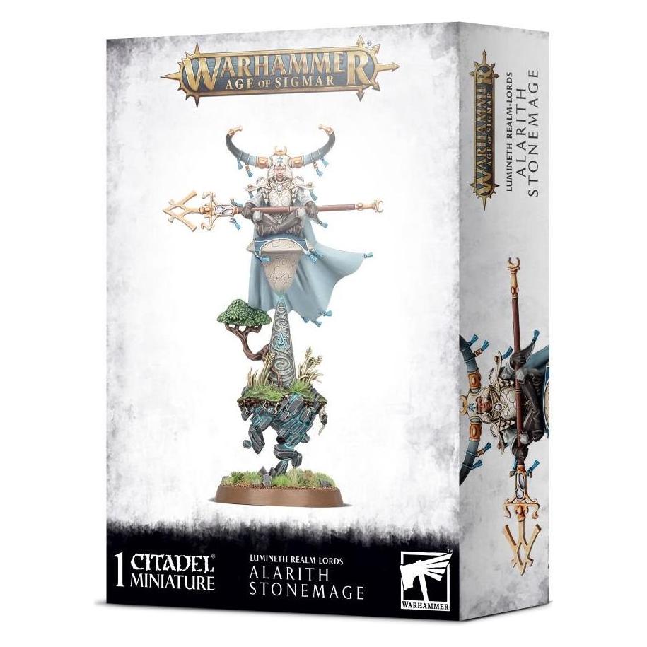 Games Workshop Warhammer AoS - Lumineth Realm-lords Alarith StoneMage (Kunststoff) (87-55)