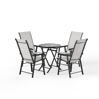 Livingandhome Klappstühle – bequem, robust, atmungsaktiv, vielseitig & platzsparend