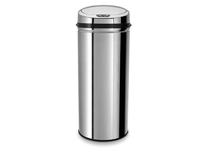 Echtwerk Abfalleimer, Mülleimer mit Sensor, Touchless Abfalleimer, elektrischer Müllbehälter, Infrarot Bewegungssensor, Korpus aus Edelstahl, Fassungsvermögen 42 Liter, INOX