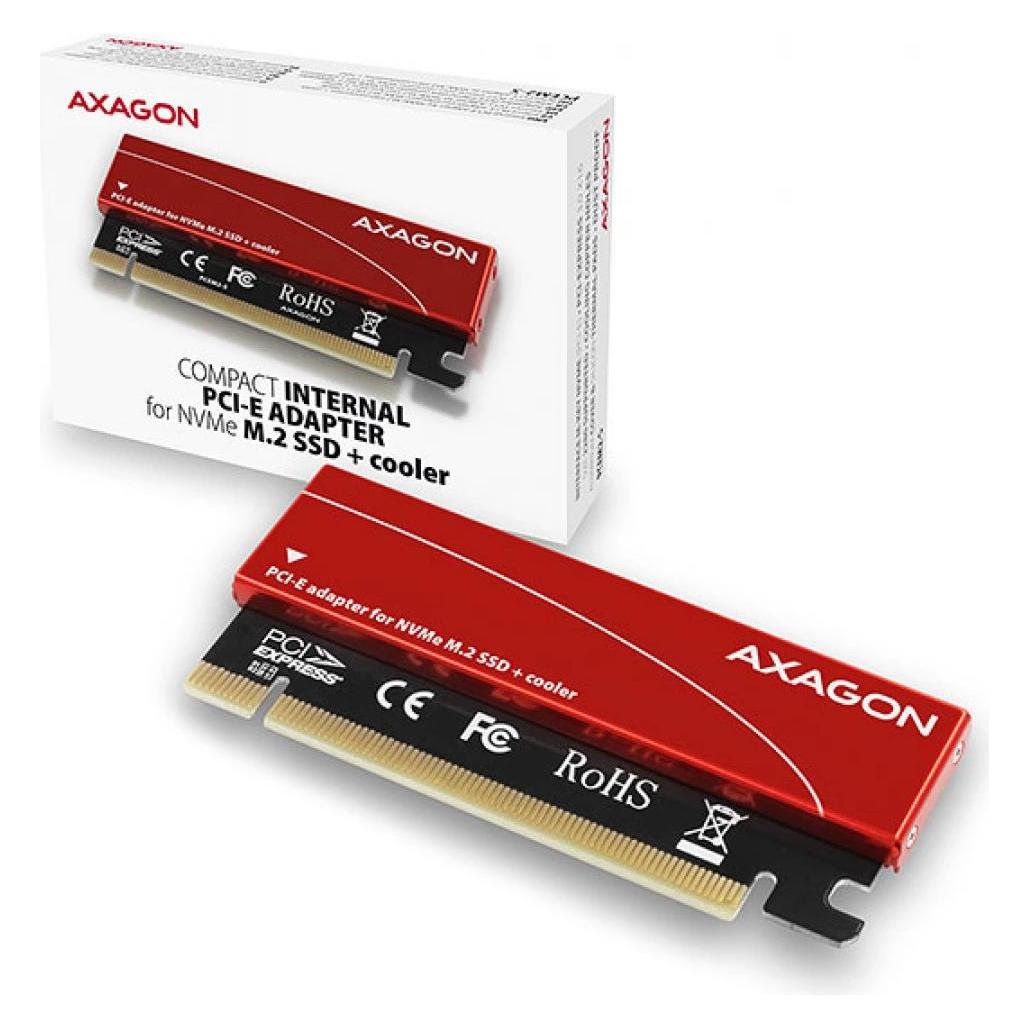 Axagon PCEM2-S - PCIe - M.2 - Niedriges Profil - PCIe 3.0 - Schwarz - Rot - PC (PCEM2-S)
