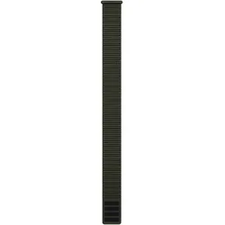 Garmin Ultrafit Nylon-Armband (26 mm, Nylon), Uhrenarmband, Schwarz, Grün