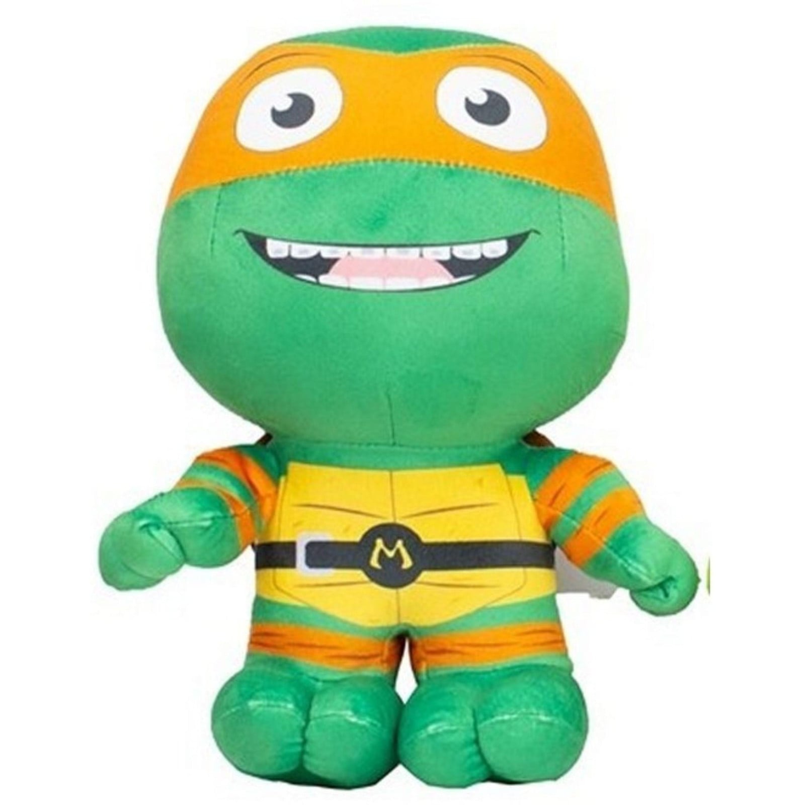 Sambro International Michelangelo Teenage Mutant Ninja Turtles knuffel, Oranje, 28 cm