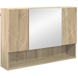 vidaXL, Spiegelschrank, Badezimmer-Spiegelschrank (17 x 80 x 55 cm)