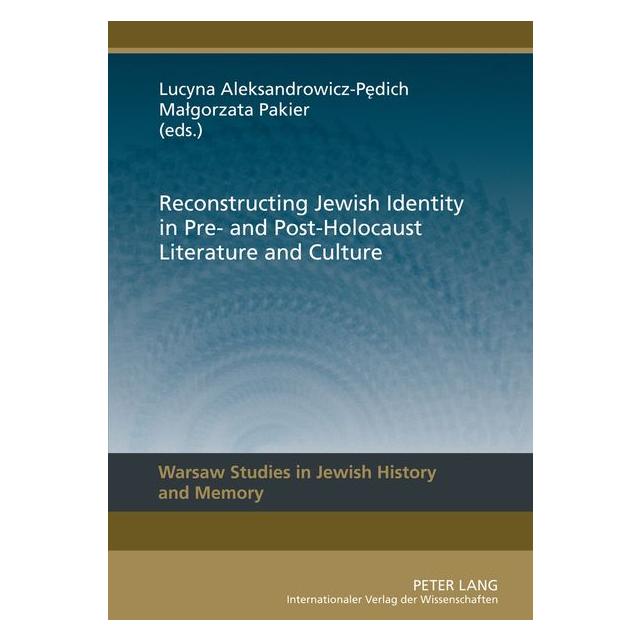 Peter Lang Reconstructing Jewish Identity in Pre- (Englisch, Hardcover) (67836000)