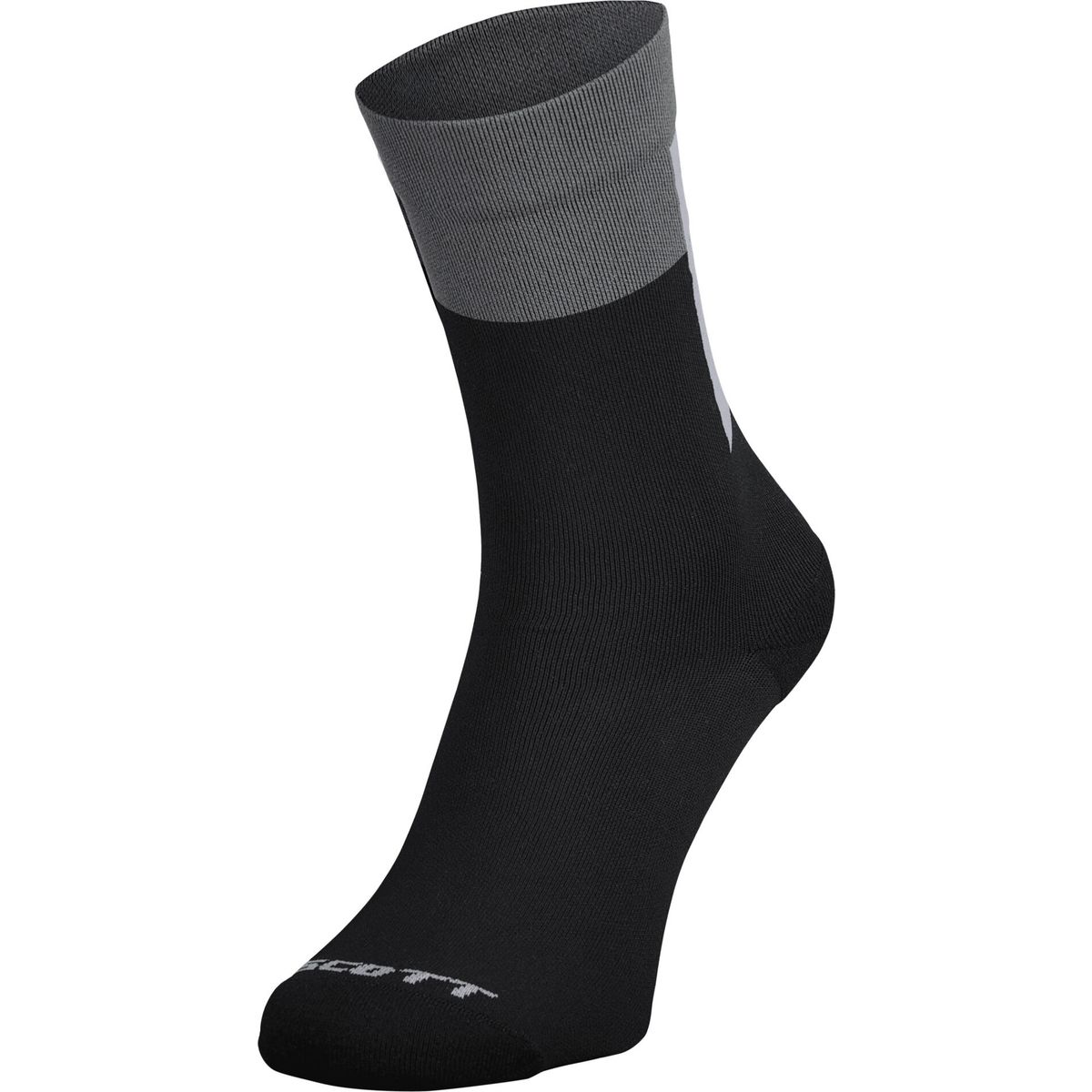 Scott Sock Block Stripe Crew black/dark grey (1659) S 4094531659363