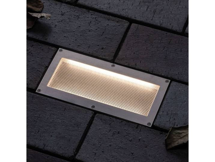 Solar-Einbauleuchte Aron II 20 x 3 x 10cm Weiß