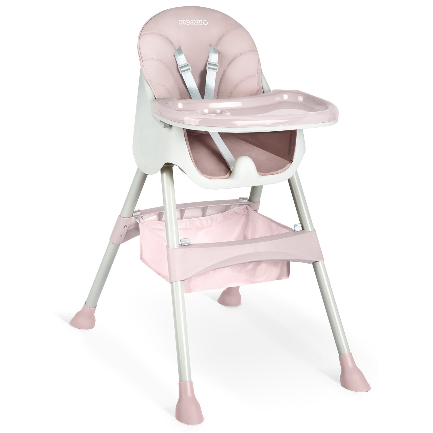 Ricokids Kinderstoel Milo met tafel, roze