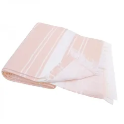 framsohn Hamamdecke mit Fransen 160 x 200 cm (Farbe: Blau)