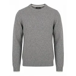 Rundhals-Pullover MAERZ Muenchen blau, 48