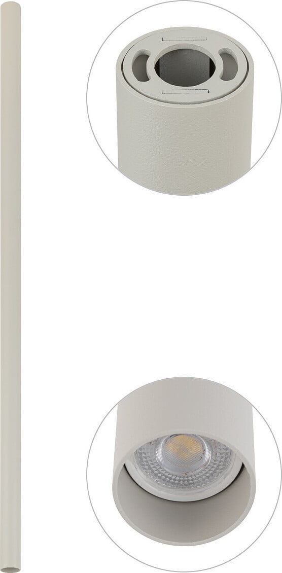 Lyora Lange opbouwspot Fourty XL 110 cm - grijs