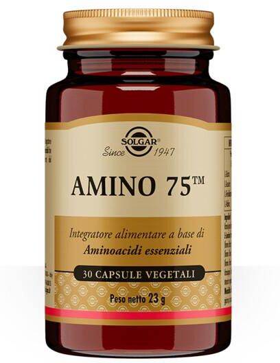 Solgar Amino 75 Integratore Aminoacidi Essenziali Vegani 30 Capsule