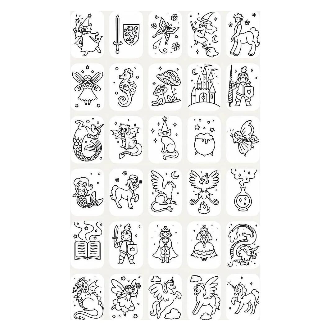 Kidywolf Nachfüllpack Märchen und Tiere zu Designtafel (REFIL-DRAW-MINI-OUT-ANI)