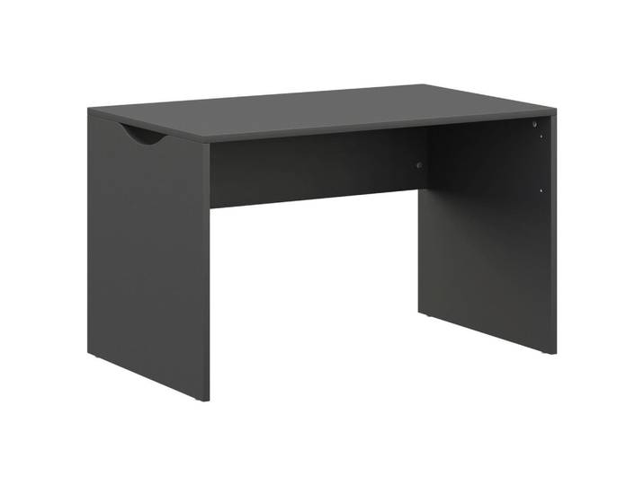 Cantus Jugendschreibtisch, Graphit, rechteckig, Wange, 67x72x120 cm, Made in Germany, Arbeitszimmer, Schreibtische, Jugendschreibtisch & Kinderschreibtisch