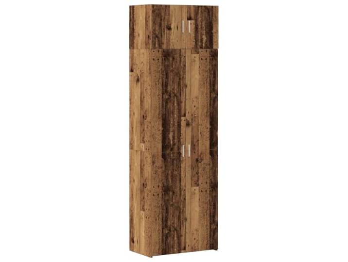 GHVBNMF Aufbewahrungsschrank 3-teilig, Standregal Set Altholz-Optik Vielseitiges 3-teiliges Möbel-Set aus Holzwerkstoff für Wohnzimmer und Homeoffice, sorgt für Struktur und Ordnung.