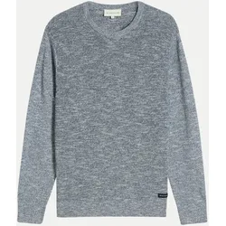 Melierter Pullover Grau L