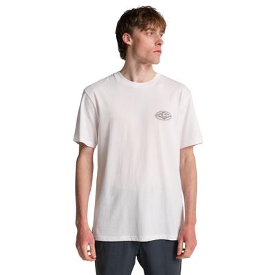 T-Shirt BILLABONG "Diamond Vision", Herren, Gr. S, weiß, Obermaterial: 100% Baumwolle., Shirts T-Shirt