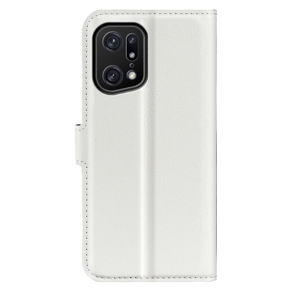 Cover-Discount OPPO Find X5 Pro - Leder Etui Hülle weiss (Oppo Find X5 Pro) (103006048B)