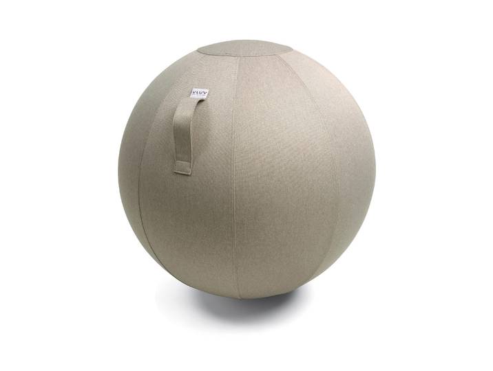 Sitzball VLUV Leiv Stoff Sitzball , grau, B:75cm H:75cm T:75cm, Polyester, Bälle, Sitzball