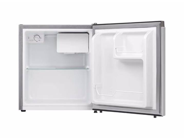 Severin Kühlschrank KB8878, 45 Liter Mini Kühlschrank – Mini Kühlschrank freistehend – silber