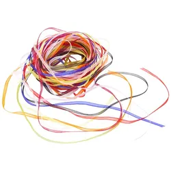 Chiffonbänderpaket, bunt, 3 mm, 10x 2 m