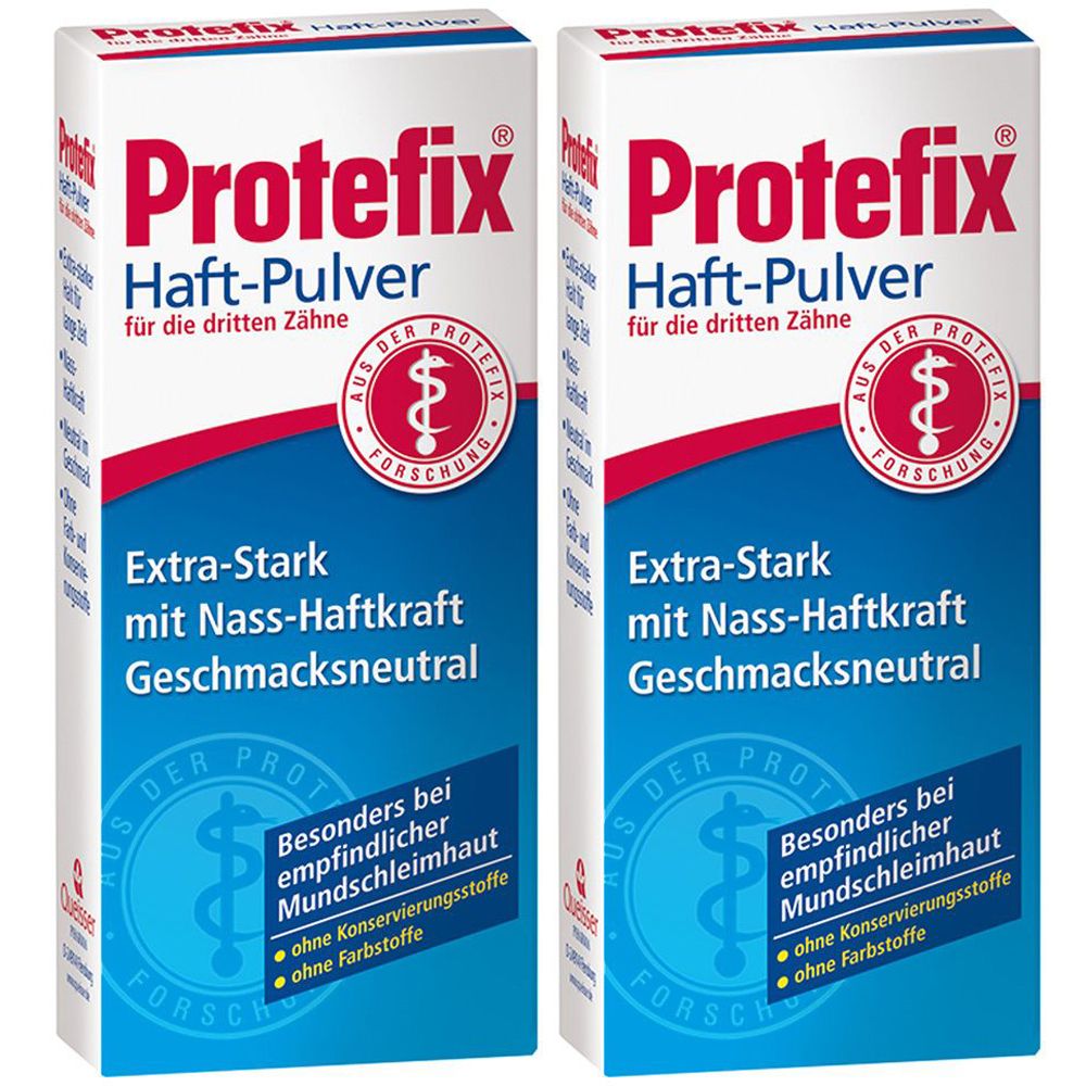 Protefix Haftpulver x2 2x50 g Pulver