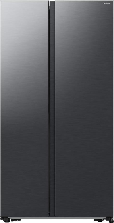 Samsung RS57DG400EB4, Freistehend, Amerikanische Tür, Schwarz, 2 Tür(en), LED, Innen