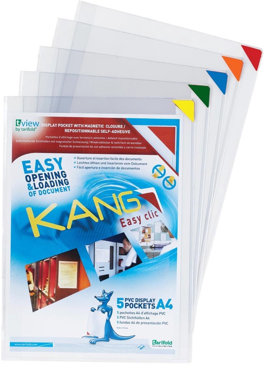 Tarifold Kang Easy Clic hoeken in geassorteerde kleuren