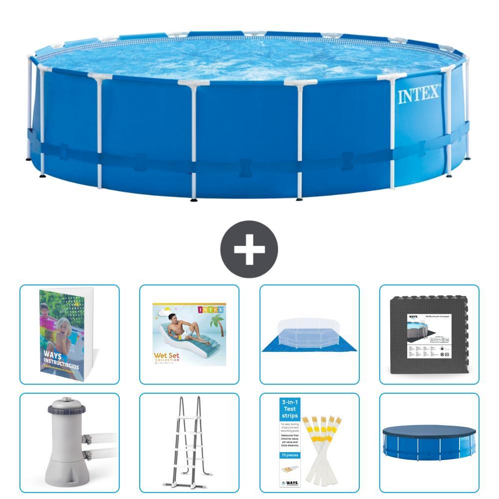 Frame Pool Rund - 457x122 cm - 7-teilig S533
