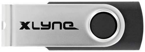 Xlyne USB-Stick Retail 8GB Schwarz/Silber 7600800 USB-C