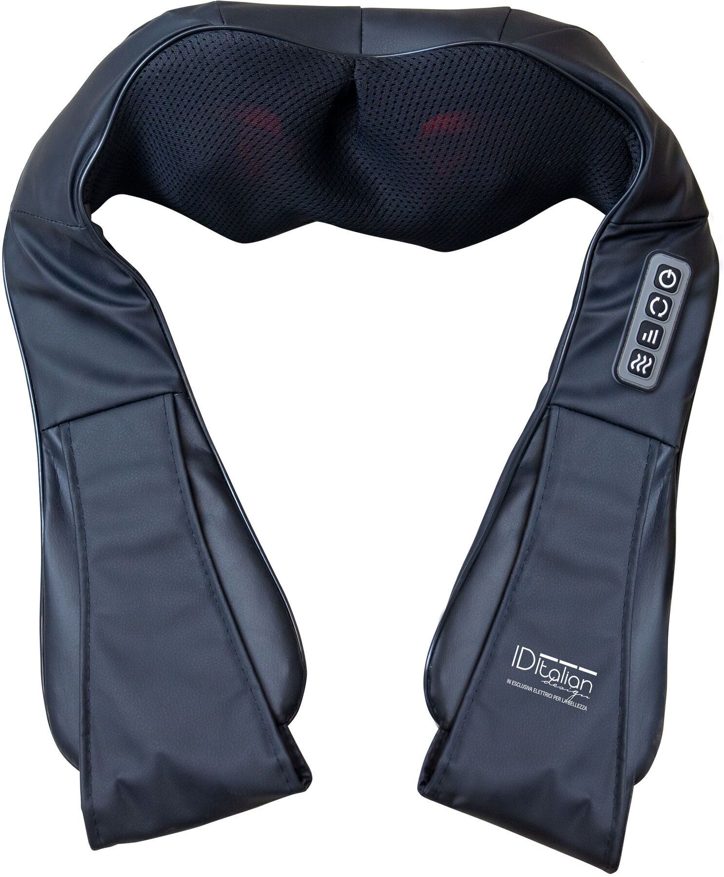 Italian Design Total Body Shiatsu Massageapparat   svart