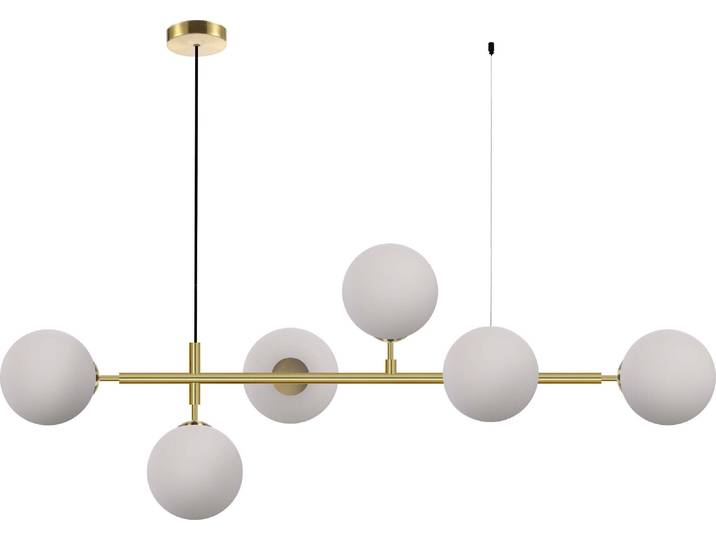 Alisa Hängelampe 6xE14 gold/weiß LP-005/6P WH Light Prestige
